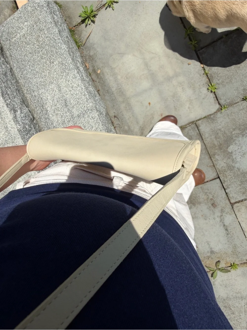 Coach Cream Leather Crossbody Bag